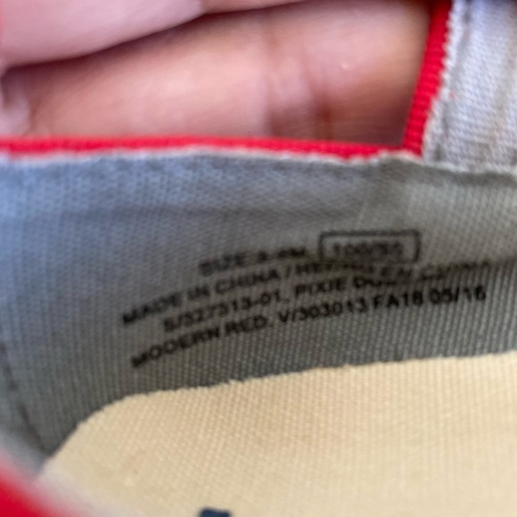 BABYGAP ❤️RED❤️ GLITTER VELCRO STRAP DRESS UP BABY SHOES SIZE 3-6months 🌟EUC🌟 - Picture 7 of 9